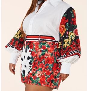 Button up top with short set